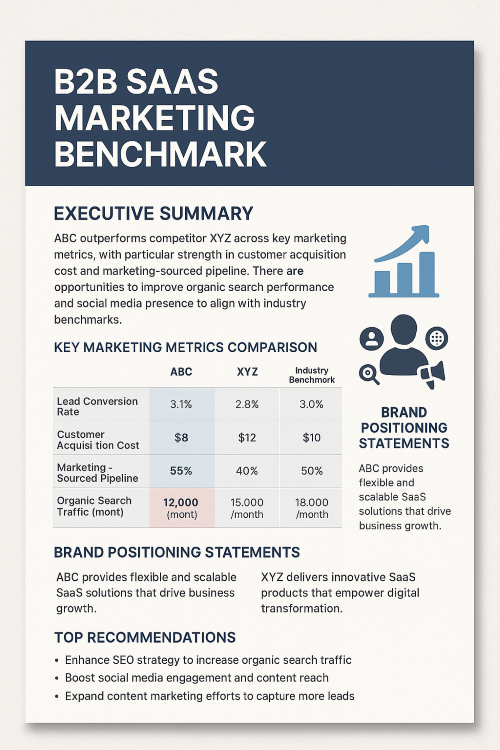 B2B SaaS Marketing Benchmark Report